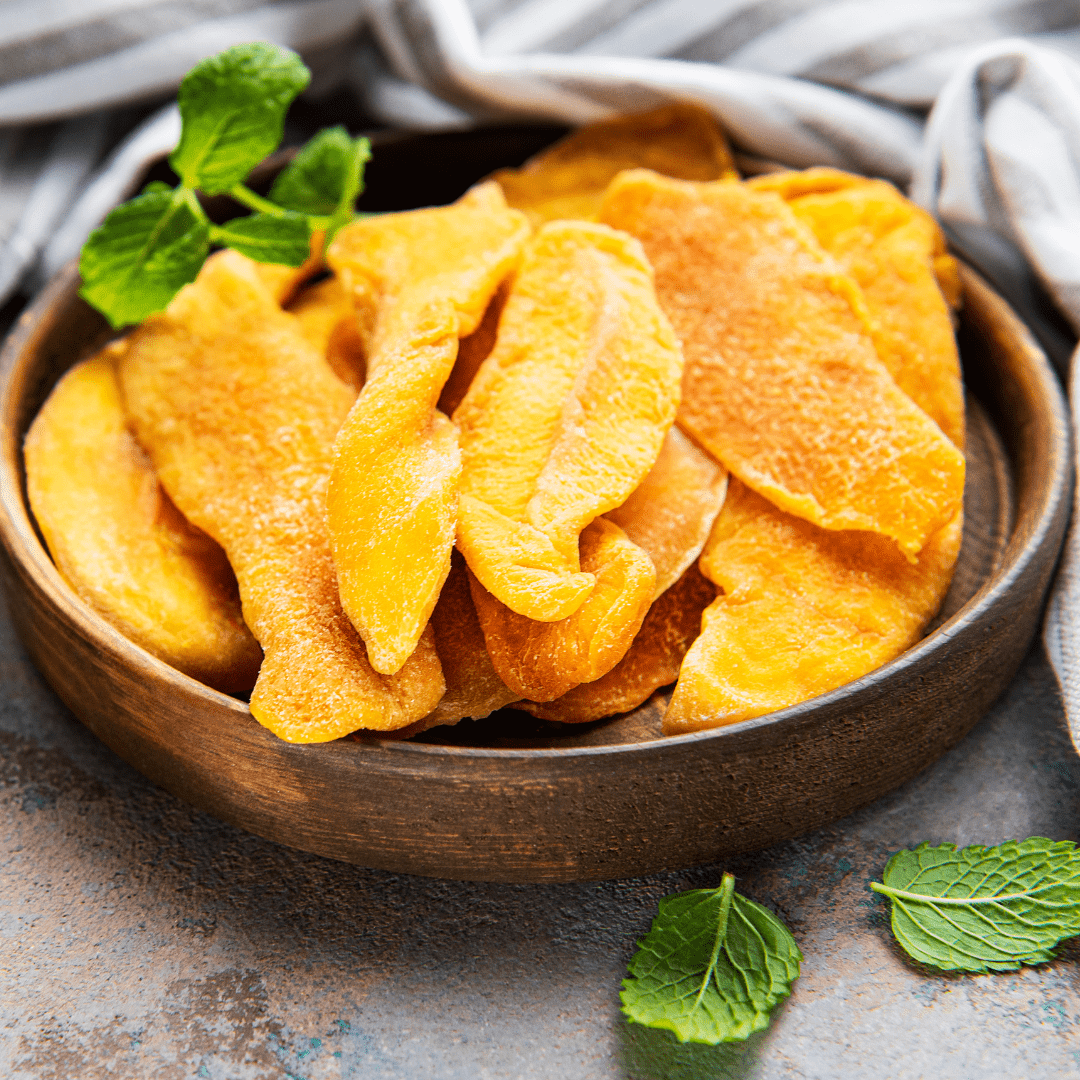 Sådan dehydrerer du mango i en airfryer