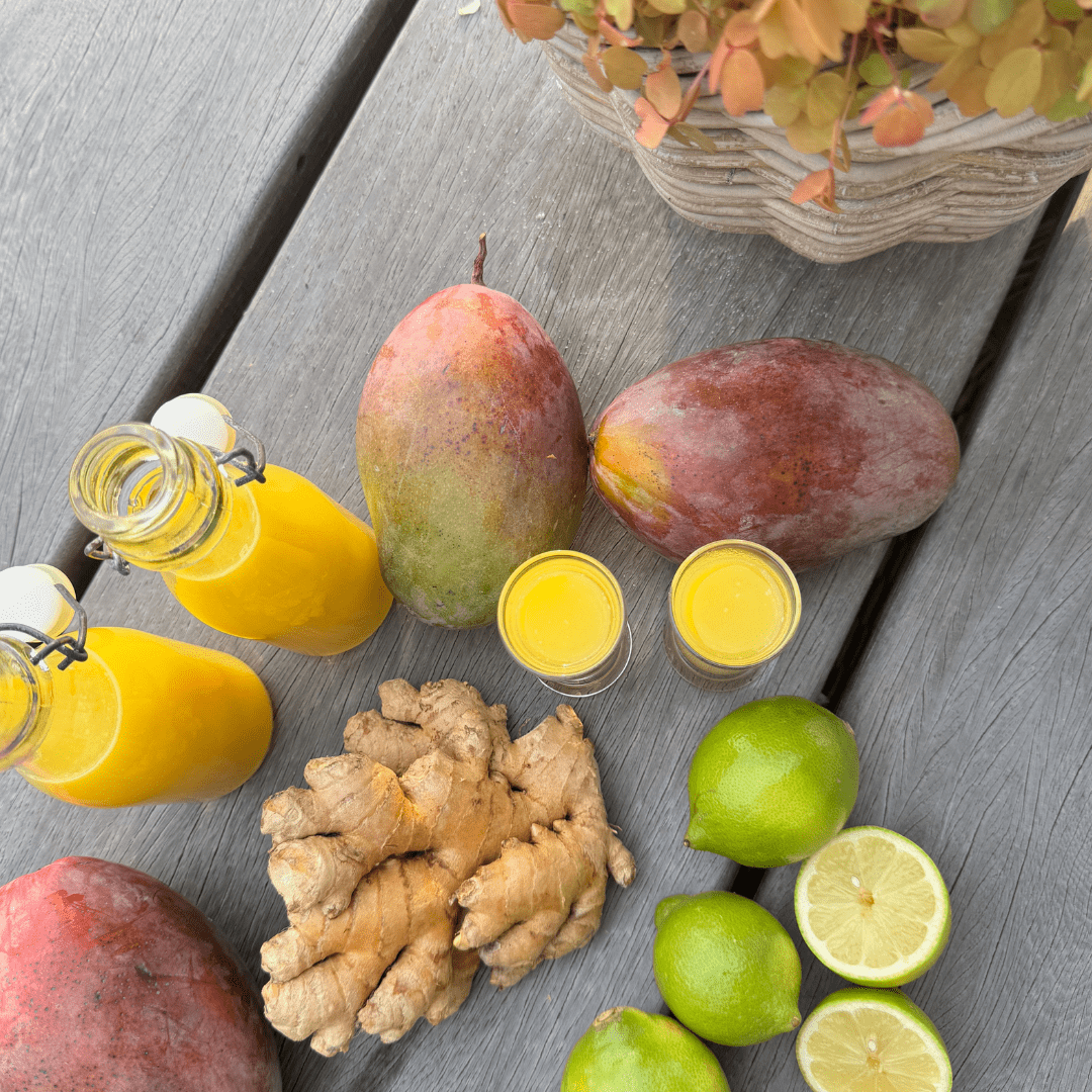 Ingefærshot med mango