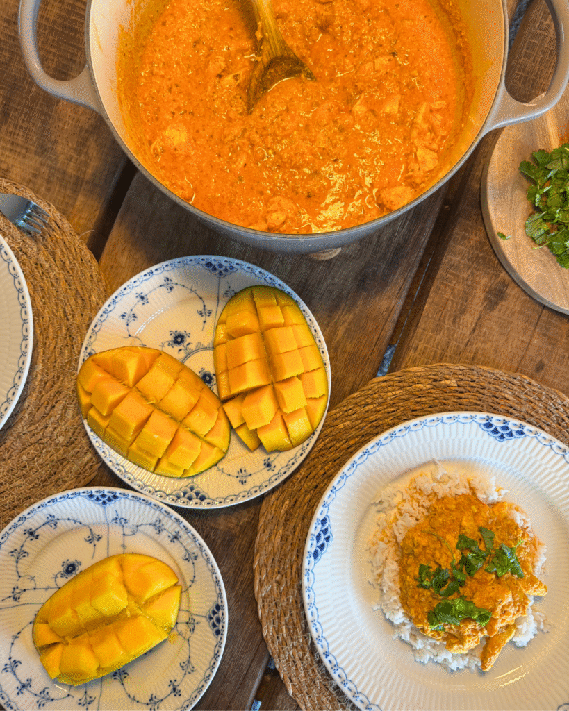 Kylling Tikka Masala med mango