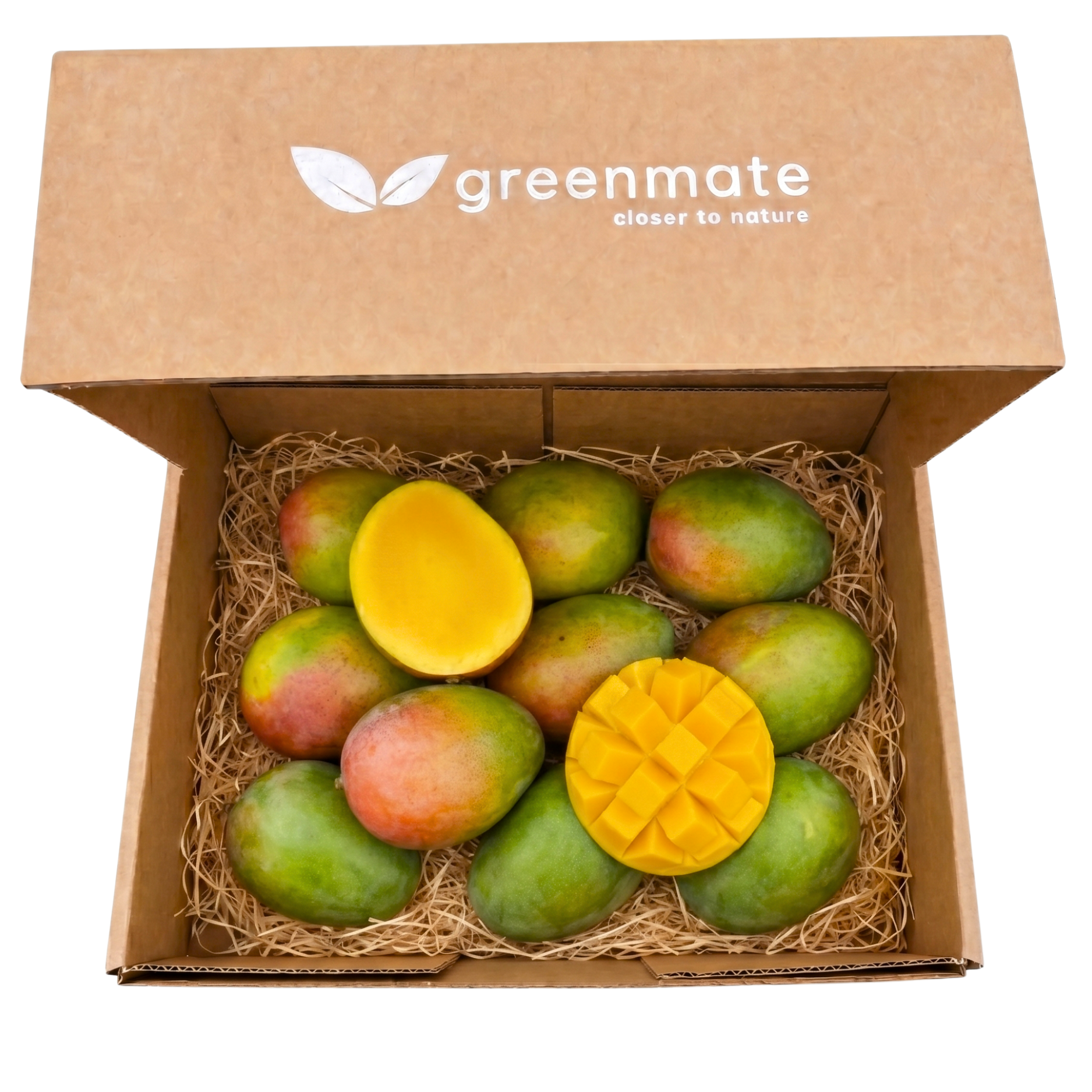 A box with mangos