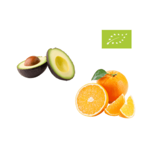 Kombi kasse med avocado og appelsin