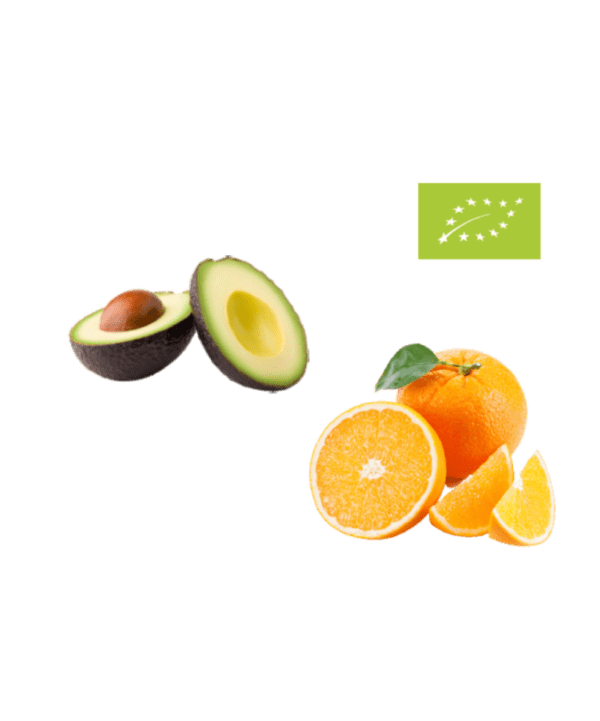 Kombi kasse med avocado og appelsin